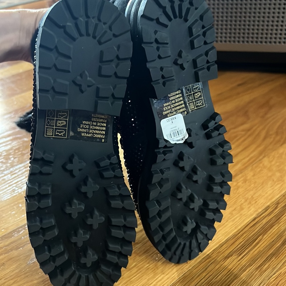 Express, Black Boots, Size 6 View 6